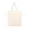 Bolso de Lienzo Vertical en Blanco, Bolso de Hombro de Lona Simple y Versátil para Estudiantes, Personalizado por Fabricante de Dongguan