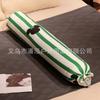 Almohada Larga de Algodón de Azúcar Puro Almohada Cilíndrica Creativa de Cabecera para Dormir Almohada Larga Removible y Lavable para Niñas Dormir de Lado Almohada con Clip