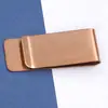 Clip para Corbata de Acero Inoxidable Pulido Espejo de Alta Venta Transfronteriza, Estilo Minimalista Europeo y Americano, Accesorio, Superficie Brillante, Clip para Billetera Grabable con Láser
