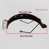 Qz-323 Scooter Eléctrico 12/14 Pulgadas 2.125 Guardabarros para Bicicleta Eléctrica, Eliminación de Barro, Protección contra la Lluvia para Montar