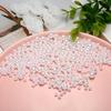 Venta al por mayor de fábrica de perlas perforadas blancas de imitación ABS de varios tamaños, accesorios para collar y pulsera