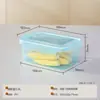 Caixa selada para conservação de alimentos, específica para geladeira, segura para freezer, segura para geladeira, caixa de armazenamento, caixa de conservação de alimentos de grau alimentício, caixa selada para aquecimento no micro-ondas