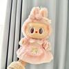 [Solo Ropa de Bebé] Ropa de Reemplazo para Muñeco de Peluche de Vinilo Labubu de 38 cm Falda Mokoko para Muñeco Labubu