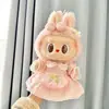Solo Ropa de Muñeca38cm Labubu Muñeca de Vinilo de Felpa Ropa de Repuesto Labubu Ropa de Muñeca Vestido Mokoko