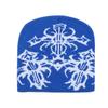 Transfronterizo Temu nueva tendencia patrón étnico gorro tejido cálido gorro de lana moda para hombres y mujeres gorro para el frío gorro venta al por mayor