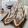 Pañuelo Cuadrado Pequeño para Mujer 70x 70 Corea del Sur Combinación Total Decorativo Traje Camisa Pañuelo Profesional Cuello Pañuelo Delgado