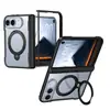 Adequado para Capa de Celular iPhone Duo com Suporte, Nova Capa Protetora Dobrável para Celular Apple Duo com Recurso Magnético Anti-Queda