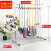 Soporte Móvil para Mopa de Acero Inoxidable, Soporte de Piso para Escoba y Mopa, Almacenamiento de Balcón, Organizador de Herramientas de Limpieza