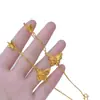 Mismo Estilo del Libro Rojo Dorado Arena Flor Mariposa Sueño Mariposa Estéreo Pulsera Mariposa Lujo Accesible para Mujer Joyería de Mariposa Láser de Gama Alta