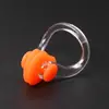 Pinza nasal para natación, adecuada para adultos y niños, suave, unisex, silicona, antideslizante, anti-asfixia, equipo profesional para deportes acuáticos