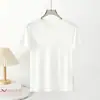 Camiseta Fina Transpirable Fresca de Color Sólido para Mujer, Manga Corta, Cuello Redondo, Mezcla de Tencel y Lino, Versátil, Corte Ajustado
