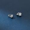 Nalan S925 prata esterlina fresca e doce ins estilo nicho design requintado diamante estrela orelha fivela M05565