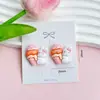 Cara Brillante Serie Conejo Arcoíris Accesorios de Resina para Manualidades Funda de Teléfono Flor para Zapato Hebilla de Zapato Parche Material para Accesorios de Cabello