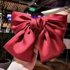 Horquilla Grande de Lazo Corea del Sur Accesorios para el Cabello Parte Trasera Horquilla Roja Adorno para la Cabeza de Adulto Clip Clip para Niña Grande de Mujer