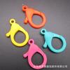 Gancho de langosta de plástico de 3,5 cm x 2,4 cm, llavero de color plástico, accesorios de joyería para bricolaje, directo de fábrica