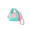 Bolsa Transportadora de Animais Color Block Patchwork para Exterior, Bolsa de Lona para Gatos, Bolsa de Lona para Cachorros, Bolsa Portátil Multifuncional para Passeios
