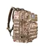 Mochila táctica de asalto personalizada, hecha con tela Oxford 900D, con un sistema MOLLE personalizado