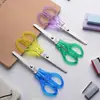 Tijeras de Oficina de Acero Inoxidable Tijeras para el Hogar Papelería para Estudiantes Herramientas de Corte de Papel Hechas a Mano DIY Set de Tijeras Artísticas de Dibujos Animados