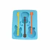 Moldes para cubitos de hielo creativos transfronterizos, lindos moldes para helado para niños, moldes artísticos de silicona para presionar palitos, moldes DIY fáciles de desmoldar