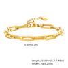 Pulsera de Moda para Hombre Acero Inoxidable Cadena Larga Plana Cruzada Se Puede Usar Libremente Joyería de Agua Quanxi Br-1395