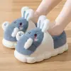 Nuevas Zapatillas de Algodón de Conejo de Gama Alta para Invierno 2025 para Calidez y Protección contra el Frío, Adecuadas para Uso en Interiores y Exteriores, Zapatos de Algodón de Dibujos Animados