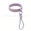Juego de correa de silicona con asa para taza de té con leche, taza de café para exteriores, correa de asa portátil, anillo de silicona elástico, adecuado para múltiples tamaños