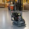 Compactadora de Placa Manual a Gasolina, Compactadora Vibratoria Portátil de Suelo para Relleno de Zanjas
