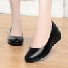 Zapatos de Mamá, Zapatos Individuales, Zapatos Planos de Cuero Suave para Mujeres de Mediana Edad, Zapatos Casuales Versátiles de Otoño, Zapatos de Cuero con Hebilla Slip-On para Mujer de Primavera y Otoño