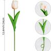 Amazon transfronterizo mini flor artificial flor de plástico artificial simulación tacto tulipán accesorios de fotografía decoración