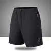 Pantalones Cortos Deportivos de Verano para Hombre Transfronterizos, Shorts de Playa, Pantalones de Cinco Puntos, Pantalones Casuales para Fitness, Delgados, Elásticos, Transpirables, Pantalones de Talla Grande