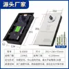 Herraje de Resorte de Piso para Puerta de Vidrio Minimalista Sin Marco 220B Accesorios para Puerta de Vidrio Templado Acero Inoxidable Universal