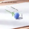 Cristalería Zibo Flores Eternas Puras Hechas a Mano, Rosas, Flores Artificiales, Arreglos Florales, Adornos de Jarrón de Cristal, Decoración de Escritorio de Oficina