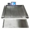 Balanza de Piso con Plataforma de Cartón 500Kg~2T con Rampa y Liquidación por Salario por Pieza Balanza de Piso Pequeña para Fábrica de Alimentos Material de Acero Inoxidable
