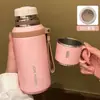 Popular Taza Térmica Portátil Engrosada de Acero Inoxidable 316, Botella de Agua Portátil de Gran Capacidad con Separación de Té y Agua para Uso Doméstico Simple