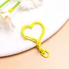 Barniz para Hornear de Color Hebilla de Corazón de Aleación Correa Hebilla en Forma de 8 Joyería DIY Perler Beads Llavero Colgante Accesorios Material Al Por Mayor