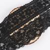 Renda Preta Renda de Nylon Elástica Personalizada Roupa Íntima Acessórios de Renda Personalização de Fábrica