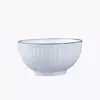 Tazón de Cerámica Tazón de Arroz para el Hogar Vajilla Plato para Verduras Color Bajo Esmalte Tazón para Sopa de Fideos Tazón para Ensalada de Fideos de Arroz Plato Plato Set