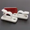 Clips Autoadhesivos de Empuje Tipo R Soportes para Cables Hebillas de Cableado Organizador de Cables de Escritorio Artefacto de Almacenamiento y Enrutamiento