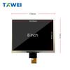 Pantalla LCD de 8 Pulgadas 1024*768 IPS de Alta Definición y Alto Brillo, Amplio Rango de Temperatura, Equipo de Control Industrial, Equipo Médico para Vehículos, Instrumento