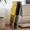Cadeira Topari, Cadeira Dobrável de Armazenamento para Interior e Exterior, Cadeira de Jantar para Apartamento Pequeno, Cadeira com Furo, Cadeira de Jantar, Tipo Dobrável