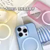 Adecuado para iPhone 16 Pro Funda Magnética para Teléfono Piel Mate Degradada Tacto Cubierta Protectora Integral Apple 15 Promax