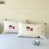 Producto de Venta Caliente 2026 Transmitido en Vivo Tipo 13070A Algodón Puro Estampado Fresco y Sencillo Funda de Edredón Individual - Serie