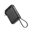 Batería Externa 3C Transfronteriza Adecuada para Apple y Huawei Dos en Uno Enchufe Fuerte Capacidad Grande Carga Rápida Suministro de Energía Móvil Personalización de Logo