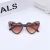 Gafas de Sol de Moda Lindas de Amor para Niños Nuevas de Moda Gafas para Bebés con Forma para Fotos Niñas Gafas de Sol Anti-UV