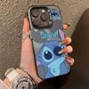 Funda de Teléfono de Dibujos Animados Stitch Adecuada para iPhone 16, Apple 15 Pro Max Marca Trendy, Linda 14, Protección Completa Anticaídas para 13