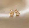 Pendientes de Corazón Escarchado de Moda y Exquisitos, Femeninos, de Gama Alta, Pendientes de Diseño de Nicho, Nuevos Pendientes Populares 2025