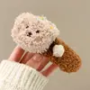 Pinza de Pato de Pudín de Peluche, Pasador Lindo y Versátil, Pinza para el Cabello de Dibujos Animados Elegante, Accesorio para el Cabello de Alta Gama Estilo Coreano