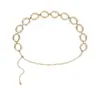 Cadena de cintura de metal elegante transfronteriza, accesorio para mujer, nueva cadena corporal de moda para chicas sexys, cadena de cinturón para vestido
