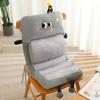 Cojín de una pieza con respaldo integrado para Otoño e Invierno, Cojín de asiento para silla de oficina, Cojín suave para trasero de taburete de estudiante para aula y dormitorio