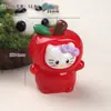 Accesorios de resina para manualidades de dibujos animados: Pinzas para el pelo, hebillas de zapatos, llaveros, colgantes y accesorios de gel de crema de gato manzana roja 3D